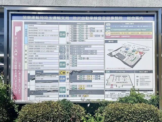 所沢自動車検査登録事務所 所沢自動車検査登録事務所